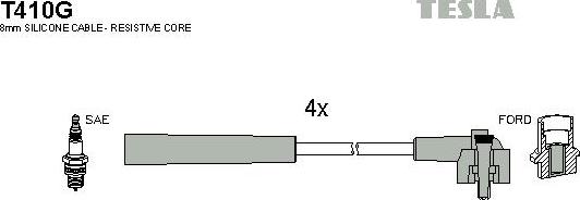 TESLA T410G - Ignition Cable Kit autospares.lv