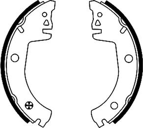 Textar 91041700 - Brake Shoe Set autospares.lv