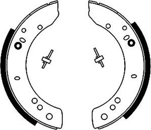 Textar 91048100 - Brake Shoe Set autospares.lv