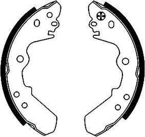 Textar 91043600 - Brake Shoe Set autospares.lv