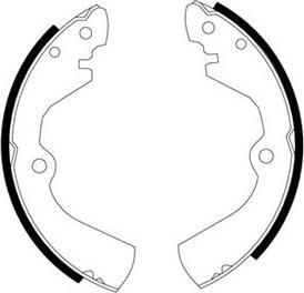 Textar 91042400 - Brake Shoe Set autospares.lv