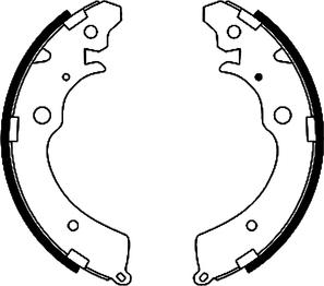 Textar 91042300 - Brake Shoe Set autospares.lv