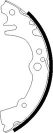 Textar 91059300 - Brake Shoe Set autospares.lv