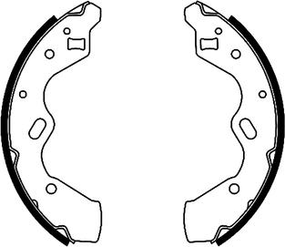 Textar 91056300 - Brake Shoe Set autospares.lv