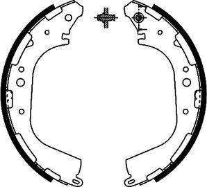 Textar 91056200 - Brake Shoe Set autospares.lv