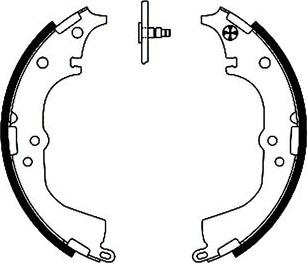 Textar 91050900 - Brake Shoe Set autospares.lv