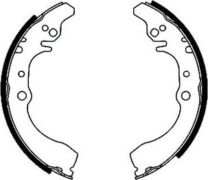 Textar 91050301 - Brake Shoe Set autospares.lv