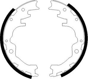 Textar 91057700 - Brake Shoe Set autospares.lv