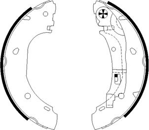 Textar 91060900 - Brake Shoe Set autospares.lv