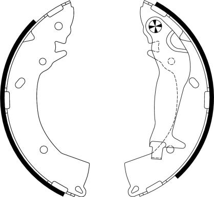 Textar 91063300 - Brake Shoe Set autospares.lv