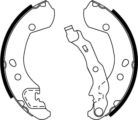 Textar 91062600 - Brake Shoe Set autospares.lv