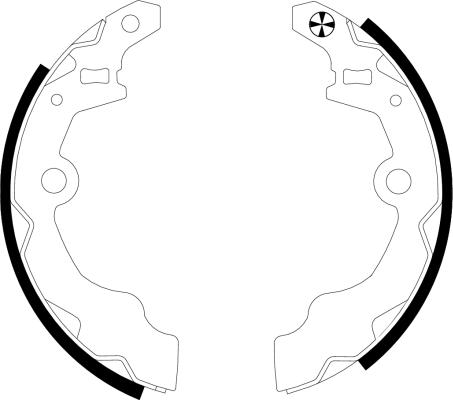 Textar 91067700 - Brake Shoe Set autospares.lv