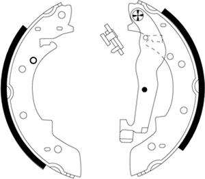 Textar 91011200 - Brake Shoe Set autospares.lv