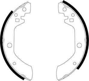 Textar 91017900 - Brake Shoe Set autospares.lv