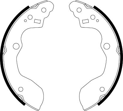 Textar 91087200 - Brake Shoe Set autospares.lv