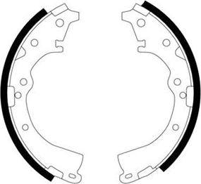 Textar 91036200 - Brake Shoe Set autospares.lv