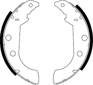 Textar 91038100 - Brake Shoe Set autospares.lv