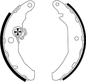 Textar 91033300 - Brake Shoe Set autospares.lv