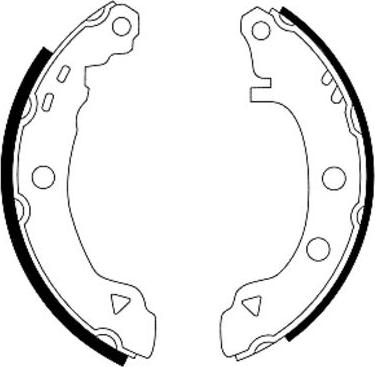 Textar 91037901 - Brake Shoe Set autospares.lv