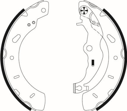 Textar 91079800 - Brake Shoe Set autospares.lv