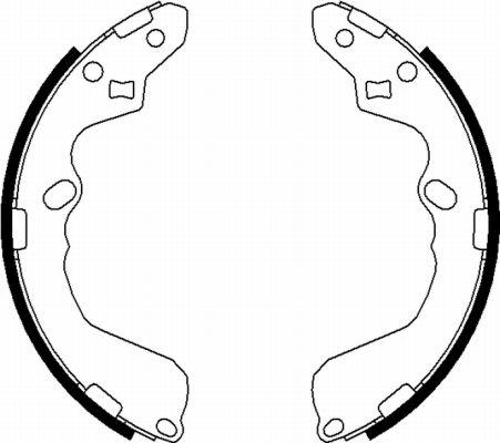 Textar 91075500 - Brake Shoe Set autospares.lv