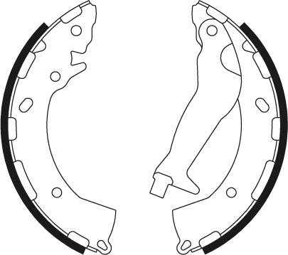 Textar 91072600 - Brake Shoe Set autospares.lv