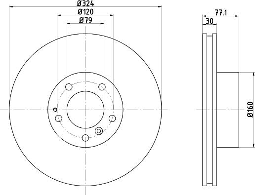 Textar 92083403 - Brake Disc autospares.lv