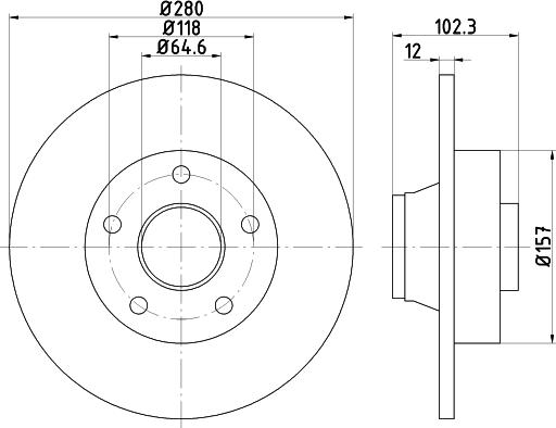 Textar 92131600 - Brake Disc autospares.lv