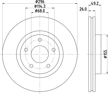 Textar 92299203 - Brake Disc autospares.lv