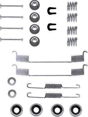 Textar 97003400 - Accessory Kit, brake shoes autospares.lv