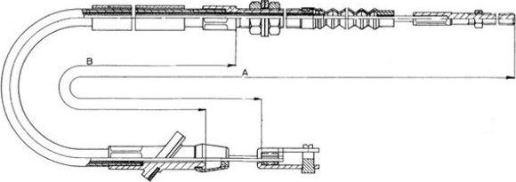 Textar 58013700 - Clutch Cable autospares.lv