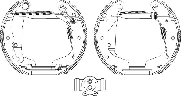 Textar 84044903 - Brake Shoe Set autospares.lv