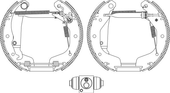 Textar 84044902 - Brake Shoe Set autospares.lv