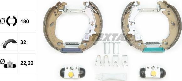 Textar 84054401 - Brake Shoe Set autospares.lv