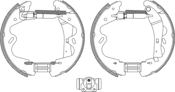 Textar 84065100 - Brake Shoe Set autospares.lv