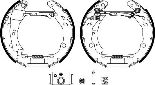 Textar 84083200 - Brake Shoe Set autospares.lv