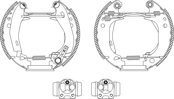 Textar 84030301 - Brake Shoe Set autospares.lv