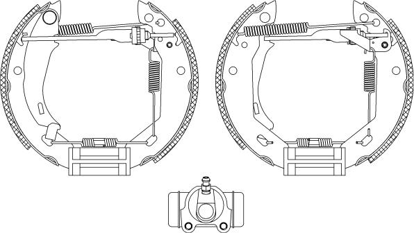 Textar 84031806 - Brake Shoe Set autospares.lv