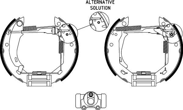 Textar 84031800 - Brake Shoe Set autospares.lv