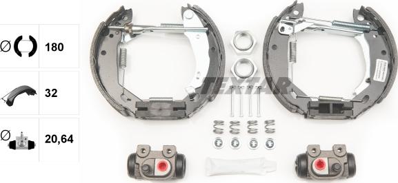 Textar 84031202 - Brake Shoe Set autospares.lv