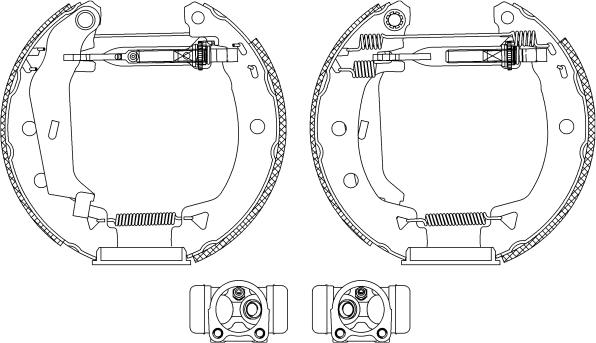 Textar 84037905 - Brake Shoe Set autospares.lv