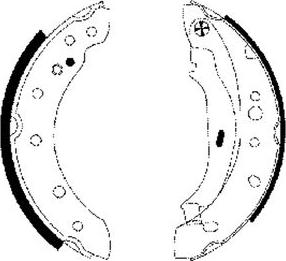 Textar 83061800 - Brake Shoe Set autospares.lv