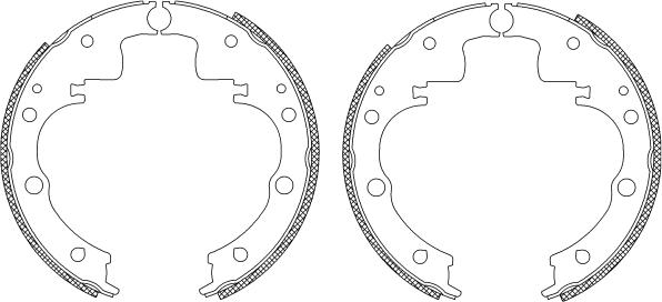 Textar 83033600 - Brake Shoe Set autospares.lv