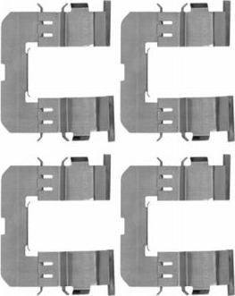 Textar 82505300 - Accessory Kit for disc brake Pads autospares.lv