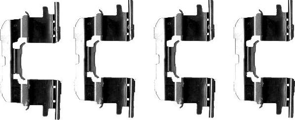 Textar 82059400 - Accessory Kit for disc brake Pads autospares.lv