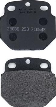 Textar 2968801 - Brake Pad Set, disc brake autospares.lv