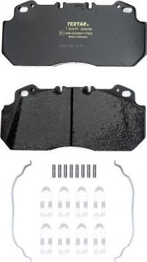 Textar 2909009 - Brake Pad Set, disc brake autospares.lv