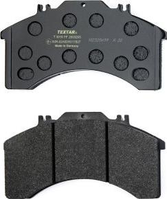 Textar 2903203 - Brake Pad Set, disc brake autospares.lv