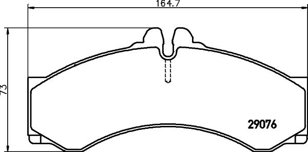 Textar 2907604 - Brake Pad Set, disc brake autospares.lv