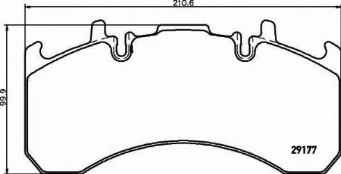 DT Spare Parts 4047755418571 - Brake Pad Set, disc brake autospares.lv